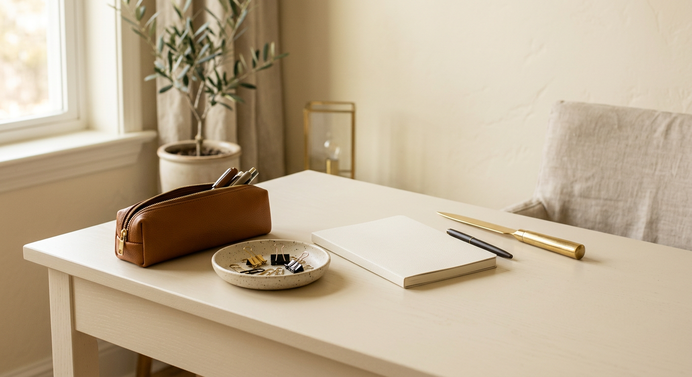 Papeterie de bureau élégante